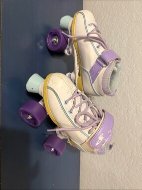 Pacer charger skates with upgraded roller bone wheels